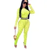 2022 Sexy Women Jumpsuit Rompers Mesh Perspective Fashion Long Sleeve Printed Slim Female Casual Nightclub Bodysuit Yoga Pants Outfits