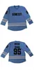 Thr Mobb Deep Prodigy Jersey 95 Queens Brineg RIP Prodigy 100% cucitura Mens Womens Youth Hockey Jersey Red Blue S-5XL