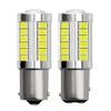 1 sztuk samochodów Switchback Led włączony kierunkowskaz 1156 1157 3157 pełna aluminiowa obudowa 360 stopni wiązka 6000K światła 1156-15SMD wodoodporna żarówka