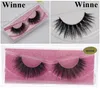 3D Mink Tyelash Faux Mink Lash cílios falsos cílios naturais de cílios falsos longos longos