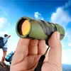 Monocular ligero portátil 8x21, telescopio de viaje para acampar al aire libre, visión nocturna, monocular con lente óptica HD