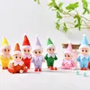 Kawaii Mini Babies Elf Poppen Kledingstukken 9cm 3.5Inch knuffels Barbie op de plankaccessoires decoratie Pasen-geschenken voor meisjes jongens kinderen kinderen volwassenen