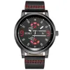 Soki Brand European And American Hot-Selling Fashion Sports Big Dial Men's Watch Casual Business Belt Calendar Quartz Watch G1022