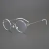 Mode lunettes de soleil cadres Vintage lunettes cadre hommes rétro rond titane optique lunettes myopie lecture femmes Prescription ordinateur Eyewe