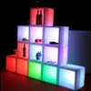 New arrivial led furniture Waterproof Led display case 40CMx40CMx40CM colorful changed Rechargeable cabinet bar kTV disco party decorations