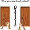 Собака дверных звонков Premium Potty Регулируемые Pet Bells для тренировки вашего щенка легко - высокое качество - 7 очень большой громкий