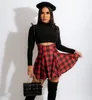 Family Matching Outfits 2021 Classic Plaid Parent-child Skirt Fashion Mom Girl Shoulder Lace-Up Suspender Mother Daughter Outfit C3