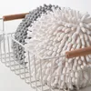 Towel Solid Color Chenille Wipe Hands Hangable Absorbent Degerming Ball Fast Drying Household Health Supplies