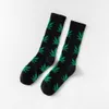 Hiver haute qualité Harajuku chaussette Style mauvaises herbes chaussettes pour femmes hommes coton Hip Hop chaussettes homme Meias hommes Calcetines X0710