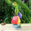 Decoratieve objecten Figurines 3D Mini Resin Green Frog Figurine Leuk standbeeld ambachtelijke ornamenten Home Decoratie voor woonkamer vensterbank Gard