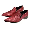 2021 nuovi uomini scarpe rosse scarpe eleganti da uomo in vera pelle moda formale da uomo per feste e matrimoni calzature Zapatos Hombre