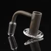 Regula coloré 20 mm Spinning Banger Fumée Bord biseauté mieux utilisé comme ensemble avec 2 perles terp 1 bouchon de carburateur en verre Bongs d'eau Dab Oil Rigs Narguilé