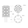 27Led G4 Dimmbare Maisbirne SMD 5050 12V 24V 4W Weiß Warmweiß 540-594LM Indoor Professionelles Segeln