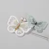 Senhoras na moda bordado branco azul borboleta boroches Pins para mulheres estilo coreano acessórios acessórios festa jóias presentes