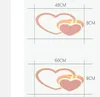 크리 에이 티브 디자인 램프 및 초 롱 하트 모양의 로맨스 침실 조명 LED 천장 램프 회전 현대 아크릴