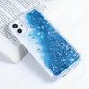 سائل الرمال الديناميكية Quicksand For iPhone 12 Cases Glitter Fundas iPhone 11 Pro Max Mini XR 7 8 SE 2021 X XS 6S Plus Ploc