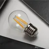 E27 E14 E12 Retro Edison LED Żarówka Lampa żarówki 2W 4W żarówki G45 Szklane Vintage Świece Światła do salor