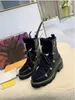 22021 Kvinna Beaubourg Ankel Boots Ms Fashion Martin Boot Designer Vinter Läder Bootswomens Flat Ankles Stövlar med Box Storlek EUR 35-42