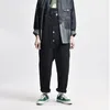 Mäns byxor 2021 Overaller Män Street Japanska Jumpsuits Mens Cargo Work Rompers Casual Man Loose Hip Hop Baggy Bib Byxor