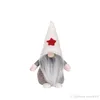 Handgjorda svenska Gnome Stuff Toy Plyschdocka Skandinavisk Tomte Nordic Nisse Sockerbit Dwarf Elf Heminredning Julklapp XVT1126