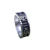 Den ursprungliga S925 Silver Stripe Fashion Hip-Hop Couples Ring2494