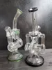 Verre recycleur plate-forme pétrolière bong verre fumer tuyau d'eau brûleur à mazout joint taille 14.4mm zeusart boutique vente