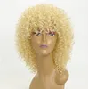 15 Zoll 613 Blonde Afro Verworrene Lockige Synthetische Perücke Hochtemperaturfaser Perücken Simulation Echthaar Perücken WS642M