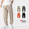 Pantalon Hip Hop pour hommes pantalon de sport ample grande taille décontracté Harlan pantacourt Streetwear pantalon printemps été nouvelle mode