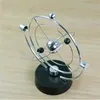 Electric Newtons Cradle Steel Balance Balance Physics Science Pendulum Toy Desk Office Educational Development Ornament Figurki C0220