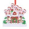 Merry Christmas Tree Decorations Indoor Decor Resin White Color House Ornamenten in 5 Editions Co008 Ship-by DHL FedEx UPS