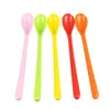 plastic stirring spoons