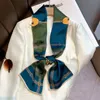 100% Pure Silk Scarf Shawl Foulard Women Natural Scarves Wraps Print Pashmina Hijab Luxury Brand Beach Cover-ups Bandana Spring