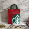 Sacos de Almoço Oxford Bento Bolsa Grande Capacidade Starbucks Starbucks Caixa de Jantar Sacola com Posição de Tumbler Goddess Goddess Recipiente de Piquenique School Bolsas De Armazenamento De Alimentos