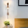 Vägglampa Nordic Loft Design Led Modern Creative Bar El Room Living Bedside Aisle Trappor Kläder Shop Sconce