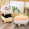 40 cm Sevimli Yağ Shiba Inu Köpek Dolması Peluş Bebek Anime Çocuk Oyuncak Action Figure Kawaii Yumuşak Hayvan Corgi Chai Yastık Doğum Günü Hediyesi Q0727