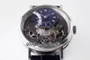 ZF Tradition 7097BB/GY/9WU 505 SR1 Gangreserve Automatik Herrenuhr 40 mm Stahlgehäuse Skelettblaues Zifferblatt Lederarmband Super Edition 2021 Uhren Puretime A1