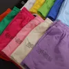 Calções de suor de algodão casual para mulheres verão elástico alto cintura lounge shorts com bolsos exercícios esportivos vestuário esportivo feminino 210306