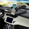 Универсальная 360 градусов Простота One Touch Car Mount Handfree Держатель всасывающая чашка Подставка для смартфона