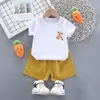 Baby Kleidung Sets Sommer Baby Jungen Kleidung Säuglings Baumwolle Casual Jungen Graffiti Tops T-shirt Hosen Outfits Kinder Kleidung 2102267512656