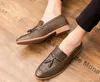 Mokasyny Buty Mężczyźni Letni Comfy Slip-on Casual Classic Drive Obuwie Marka Skórzany Moda Męska Sukienka But