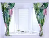 Meijuner Curtains Nordic Tropical Digital Printing Window Curtain Blackout Curtain Polyester Green Plant Drape For Room el 210712