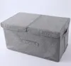 The latest 50X30X25CM folding double-lid storage box, many styles to choose from, support customization
