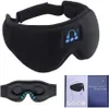 Schlafkopfhörer, Bluetooth 5.0, kabelloses 3D-Augenmasken-Headset mit Mikrofon für seitlich atmungsaktive Schläfer, Reisen, Anrufe und Musik