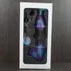 Szklany Glass Glass Collector 2 w 1 Premium Tobacco Torba Set Wax Container Silikonowe Bong Z Kwarzy Jar