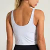 Fashion Women Sleeveless Solid Color Casual Vest Ladies Movement Short Tank Tops Soft Workout Athletic Gym Bras Vest #4