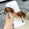 Sunglasses Vintage Alloy Frame Big Square For Women Men Female Designer UV400 Eyeglasses Horsebit Leg Eyewear Glasses 2021 Trend