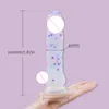 Coloré beau gode artificiel Silicone Imitation réaliste pénis doux grande ventouse femelle jouets sexuels Masturbation érotique Toy262O6240057