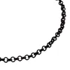 Punk stil halvmåne hänge svart kedja mode för kvinnor halsband kragebone tröja parti smycken
