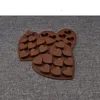 10 cavità cuore silicone cioccolato al cioccolato stampi per cubetti di ghiaccio vassoio vassoio biscotti biscotti di biscotti torta fai da te cupcake cheesecake stampi