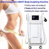 4 Handtag Body Slimming Emslim Machine Electro Magnetisk muskelstimulering Butt lyftfett Brännmassage Skönhetsutrustning